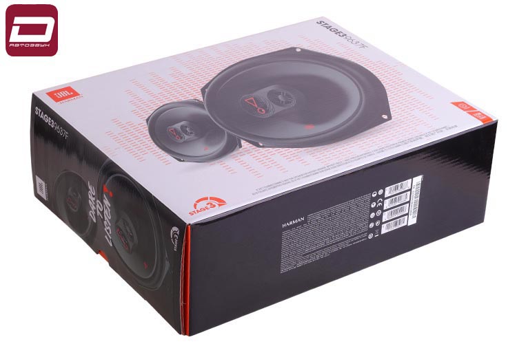 JBL STAGE3 9637F   3-х полосная акустика 6_x9_( (150мм x 230мм), 3 Ом, MAX 225 Вт, RMS 75 Вт, 40 - 2