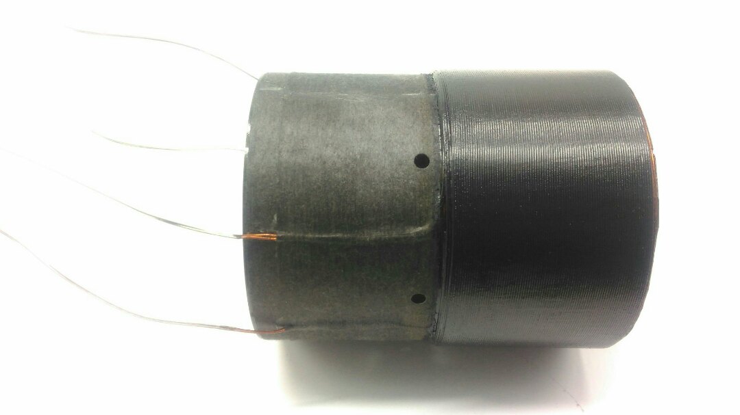 Dynamic State SPF-SW44D1 ALU Coil  катушка 1+1 Ом, алюминиевый проводник, для сабвуферов SW44D1 FORC (1)
