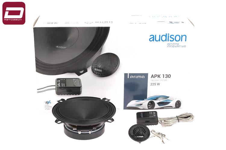 Audison Prima APK 130  2-х компонентная акустика 13см, RMS_max_ 75_225 Вт, 4 Ом, 70-20000 Гц, 93 дБ (2)