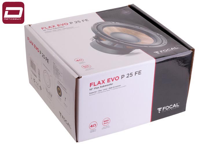 Focal Performance P 25FE  сабвуфер 25см for Box, 4 Ом, RMS_макс. 300_600 Вт, 85 дБ_2,83 В_м. Чувстви (1)