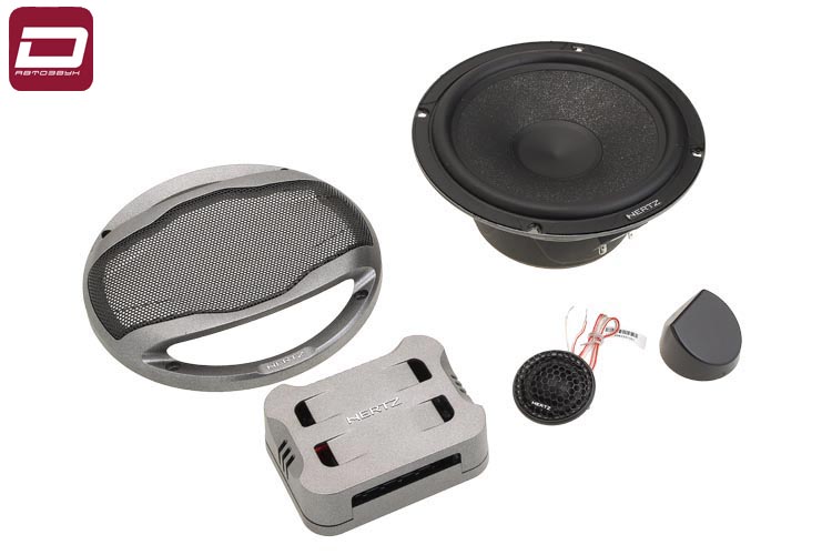 Hertz CK 165   2-х компонентная акустика 16,5см, 4 Ом, 95_285 Вт, 55-22500 Гц, 93дБ. Кроссовер _ 250