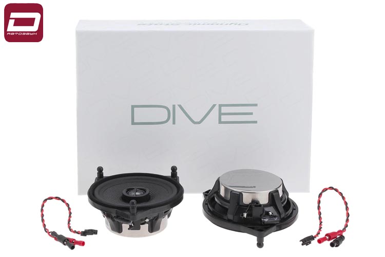 Dynamic State DIVE DMB-CX100  2-х полосная коаксиальная акустика 10см (4_) для штатных мест (2)