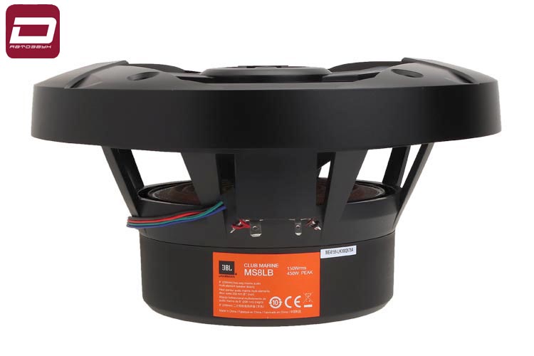 JBL Club Marine MS8LB   2-полосная коаксиальная морская акустика 20см,  влагозащищённая, RMS_max_ 15 (3)