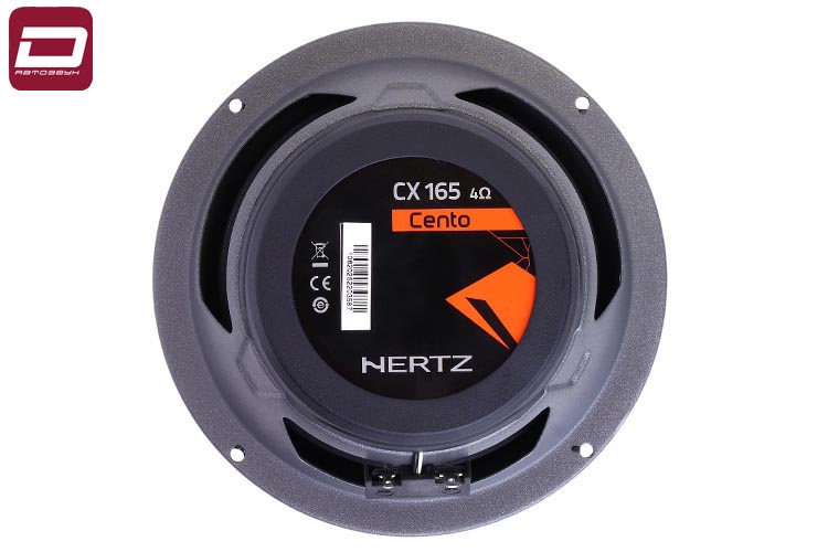 Hertz CX 165   2-х полосная коаксиальная акустика 16,5 см. 4 Ом, 70_210 Вт, 55-20000 Гц, 93 дБ.,Мате (4)