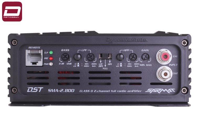 Dynamic State SARMAT SMA-2.800  2-канальный широкополосный усилитель, Class D (2)