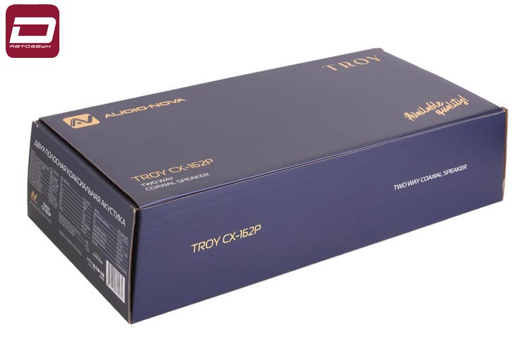AUDIO NOVA TROY CX-162P  2-х полосная коаксиальная акустика 16,5см (6,5_), пара. (1)