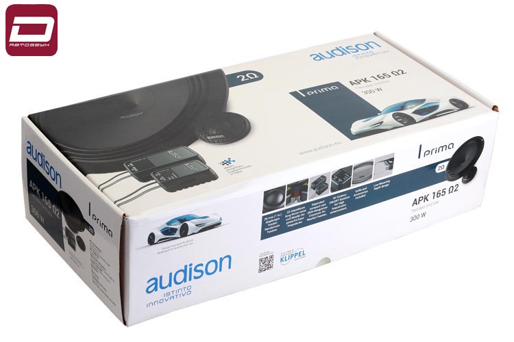 Audison Prima APK 165 2 Ohm   2-х компонентная акустика 16,5см,2 Ом, RMS_max_ 100_300 Вт, 50-20000 Г (10)