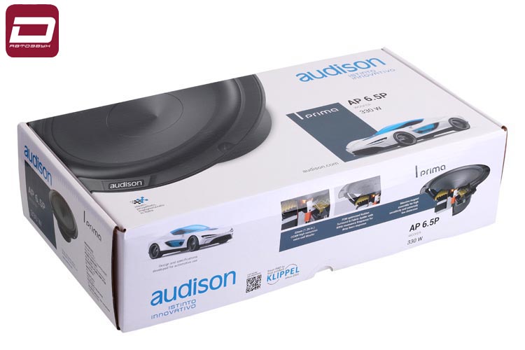 Audison AP 6.5P   мидбас 16,5см, пара, RMS_max_ 110_330 Вт, 4 Ом, 50-5000 Гц, 92,5 дБ, диффузо (1)