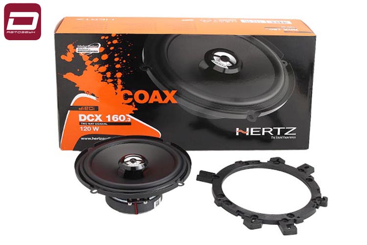 Hertz DCX 160.3  2-полосная коаксиальная акустика 16см, 4 Ом, 60_120 Вт, 50-21000 Гц, 93 дБ.,Материа (4)