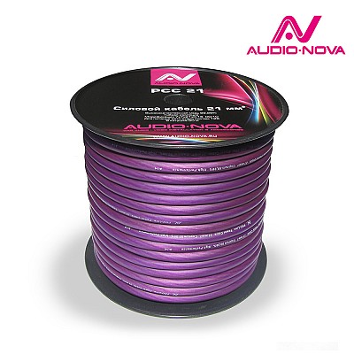 AUDIO NOVA PCC 21 Силовой кабель 21 мм , в катушке 50 м, высоко качественная медь 99,99% ,гибкая из