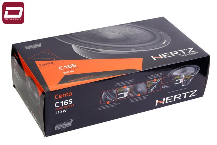 Hertz C165.  мидбас 16,5см пара, 4 Ом, 70_210 Вт, 55 -22,5 kГц, 93 дБ., Низкочастотный Магнит_ фер (2)