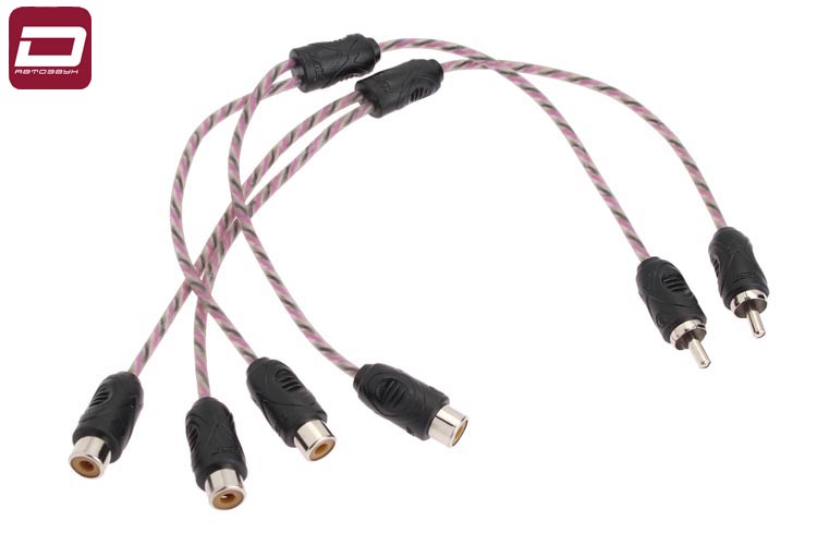 Dynamic State RCC-1M2F  SERIES 0 Сигнальный кабель RCA, Y-адаптер  1 штекер – 2 гнезда, длинна 25 см