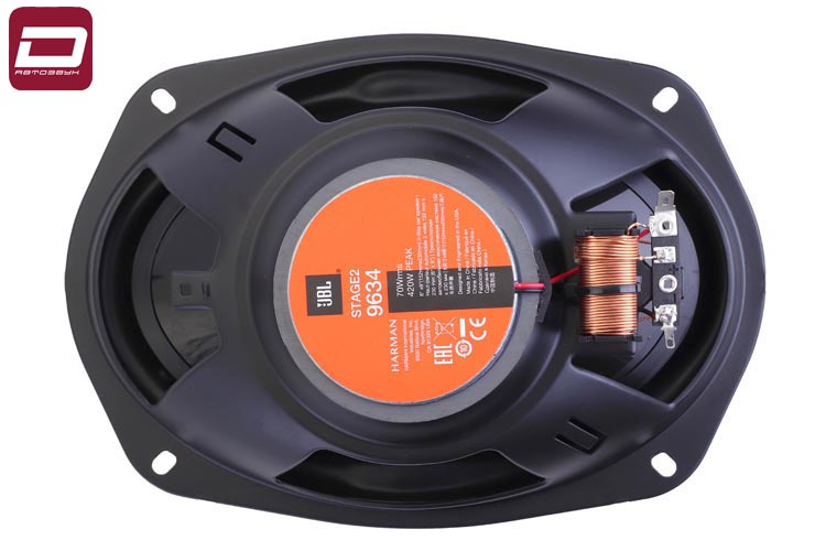 JBL STAGE2 9634  3-х полосная коаксиальная  акустика 6x9_ (6)