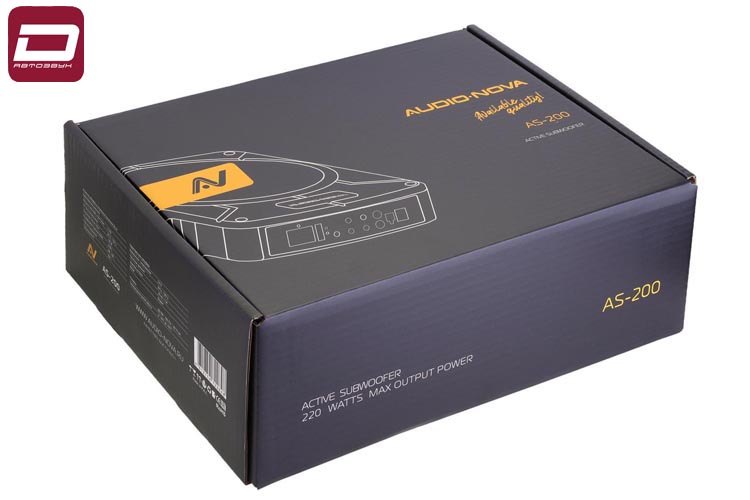 AUDIO NOVA AS-200  активный сабвуфер 8_ _ 200 mm в алюминиевом корпусе. (1)