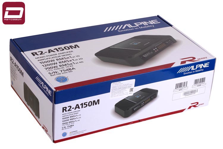 Alpine R2-A150M  Моноканальный усилитель класс D (1)