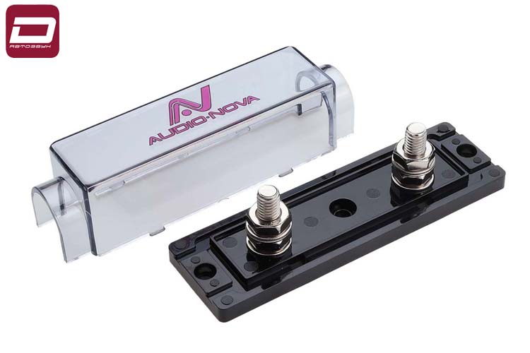 AUDIO NOVA FH.ANL1.S No pack  Держатель предохранителя ANL, для кабелей 8-0Ga – до 54мм , зажимы под (4)