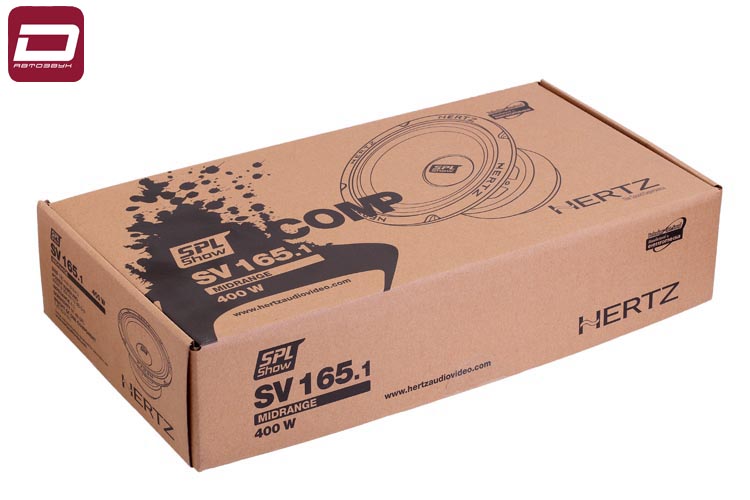 Hertz SV 165.1 SPL Midrange мидвуфер 16,5см, 4 Ом, чувствительность макс. 400 Вт, 97 дБ, 100-10000 Г (1)