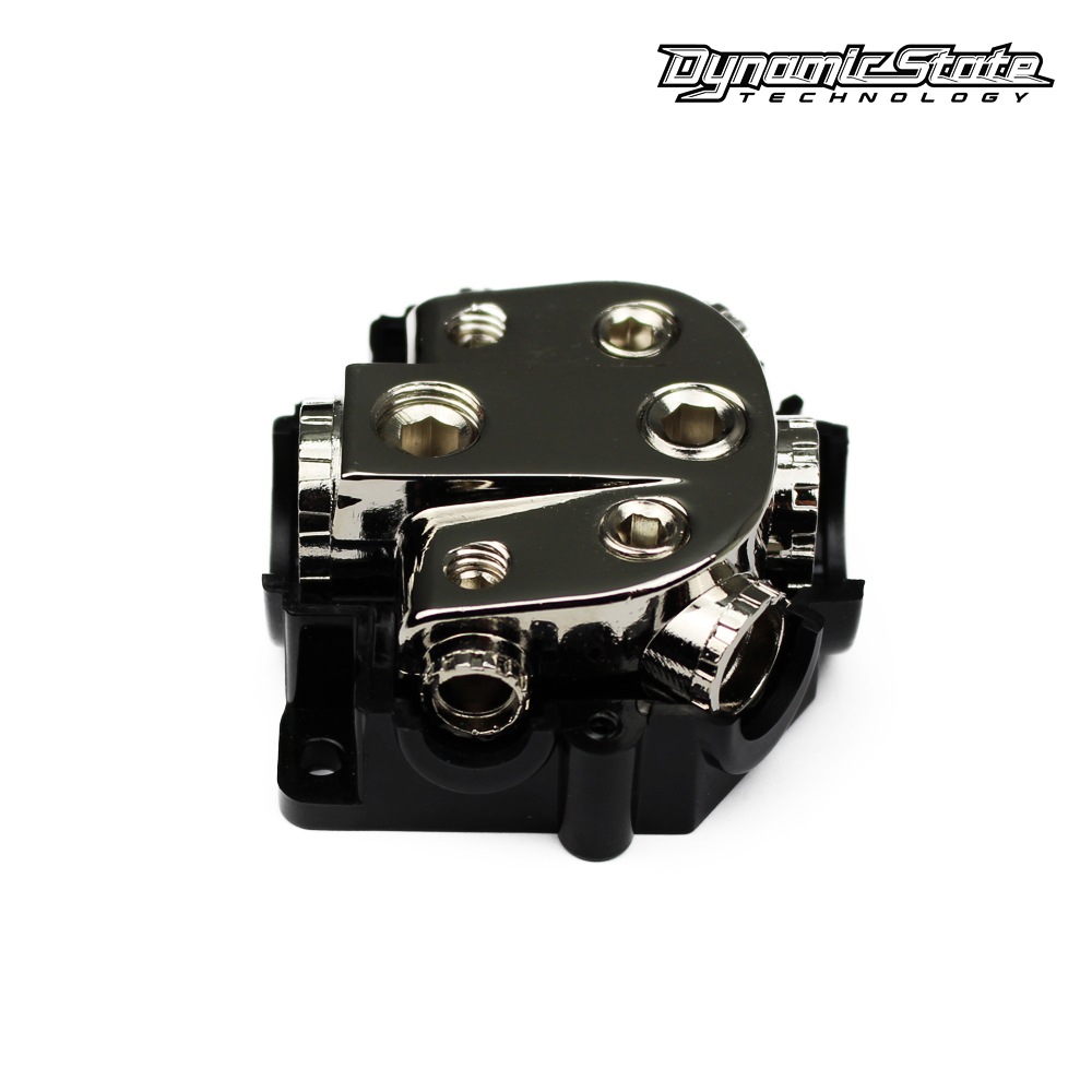 Dynamic State EI.DB6  Распределитель питания. Вход 2х0Ga (2x54мм ). Выход 2х4Ga + 2x8GA (2x20мм +2x1 (5)