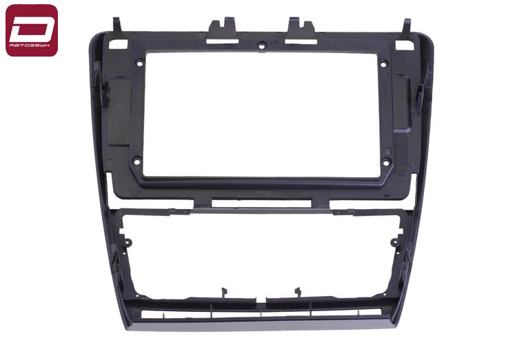 CARAV 22-1217   9  монтажная рамка для SKODA Octavia ( 1Z) c 2004-2013 ( серебро) (1)