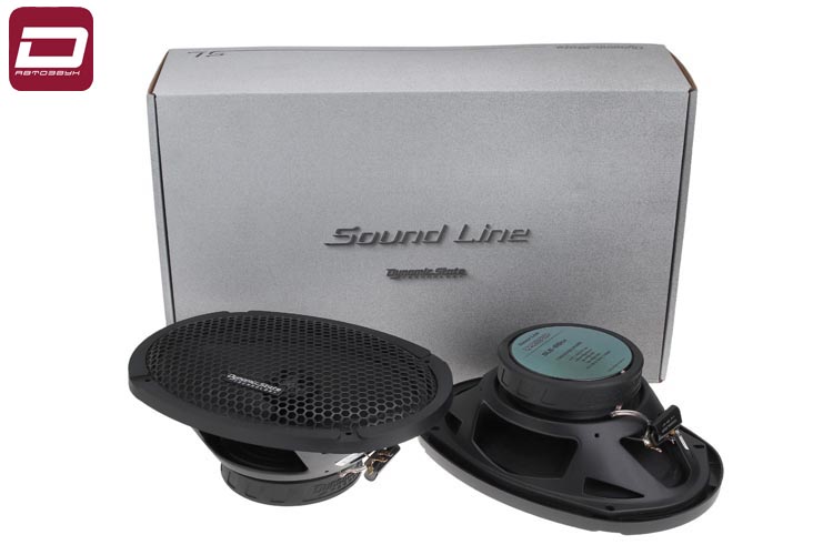 Dynamic State SLE-69cx  2-х полосная коаксиальная акустика 6_9__16.4_23.7 см, пара. RMS_max 80_160 В (6)