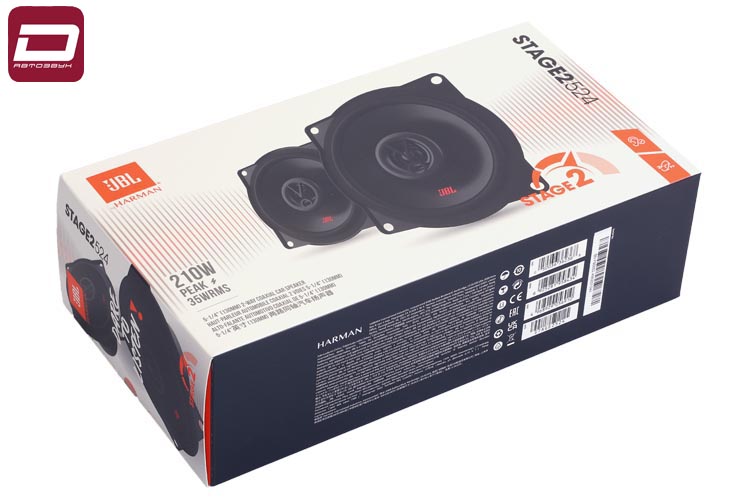 JBL STAGE2 524  2-полосная коаксиальная акустика 13 см (1)