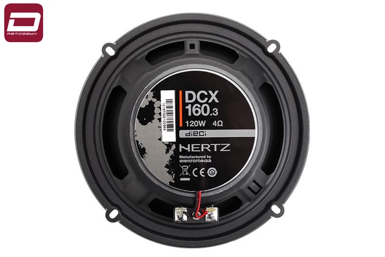Hertz DCX 160.3  2-полосная коаксиальная акустика 16см, 4 Ом, 60_120 Вт, 50-21000 Гц, 93 дБ.,Материа (3)