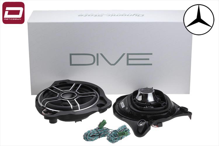 Dynamic State DIVE DMB-SW200   Сабвуферы 20см (8_), для штатных мест, в автомобилях Mercedes Benz (1)
