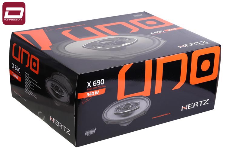 Hertz UNO X 690  4-полосная коаксиальная акустика 6_x9_ _15x22,5см, 4 Ом, 85_340 Вт, 45-22000 Гц, 94 (1)