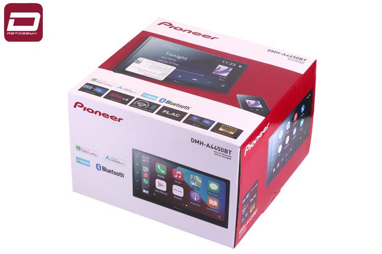 Pioneer DMH-A4450BT  2-DIN мультимедиа рессивер. 6.8_ Capacitive Touchscreen ёмкостный сенсорный экр (7)