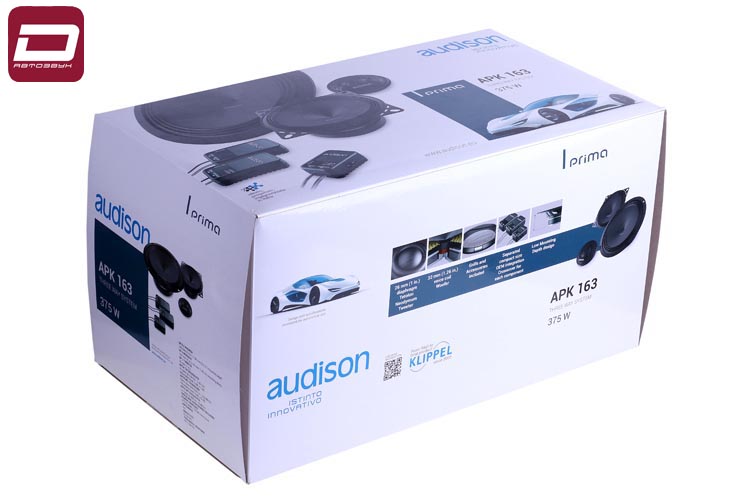 Audison Prima APK 163 3-х компонентная акустика 16,5см, RMS_max_ 125_375 Вт, 4 Ом, 50-20000 Гц, 93,5 (2)