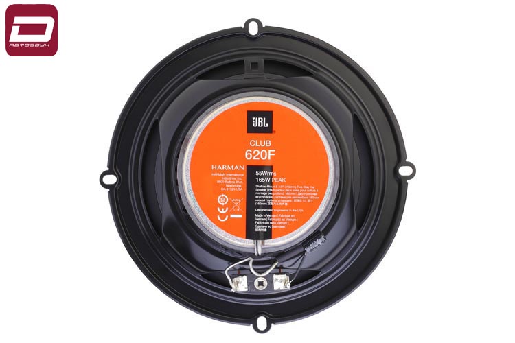 JBL CLUB 620F  2-х полосная акустика 16,5см, RMS_max_ 55_165 Вт, 3 Ом, 55-20000 Гц, 92 дБ, Материал (6)