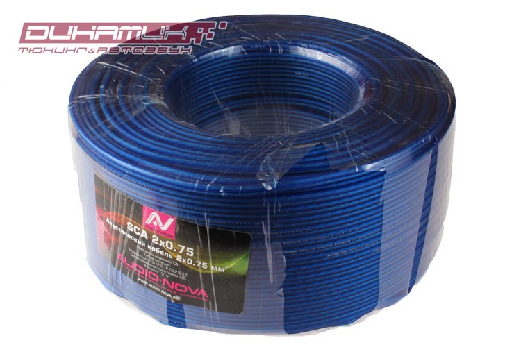 AUDIO NOVA SCA 2x0.75WR Акустический кабель 2х0.75 мм , в мотке 150 м, без катушки, омеднёный алюмин