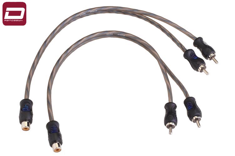 AUDIO NOVA RC1-2M1F Pair  Сигнальный кабель RCA, Y-адаптер