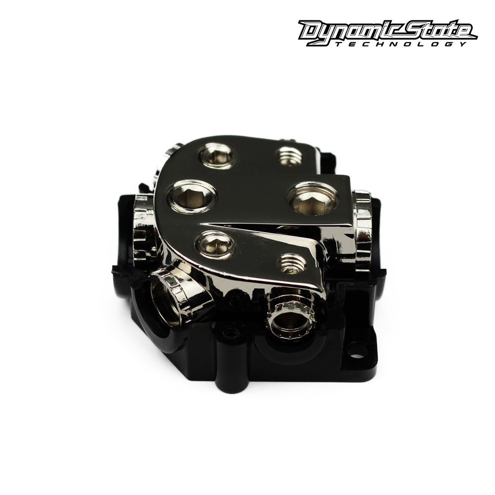 Dynamic State EI.DB6  Распределитель питания. Вход 2х0Ga (2x54мм ). Выход 2х4Ga + 2x8GA (2x20мм +2x1 (4)