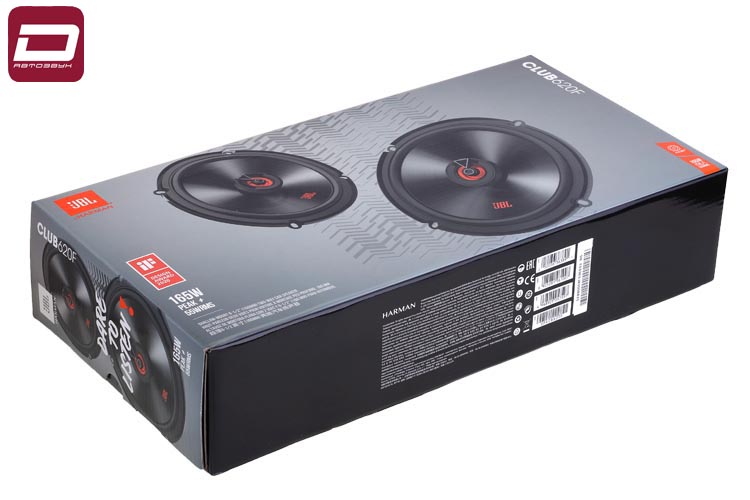 JBL CLUB 620F  2-х полосная акустика 16,5см, RMS_max_ 55_165 Вт, 3 Ом, 55-20000 Гц, 92 дБ, Материал (2)