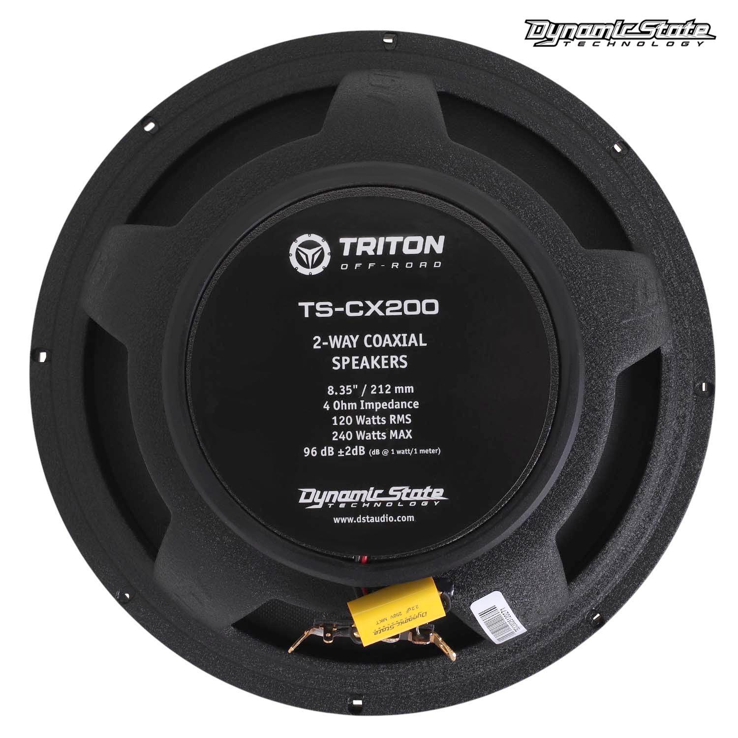 Dynamic State TRITON TS-CX200  2-х полосная коаксиальная влагозащищённая акустика 21,2 см (8,35