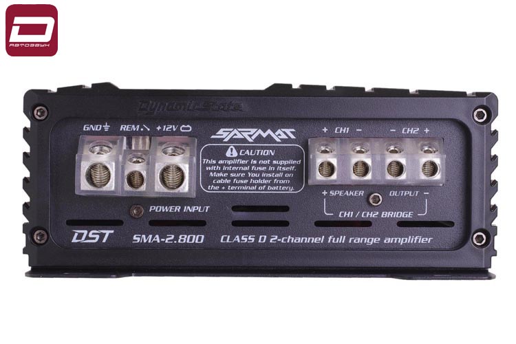 Dynamic State SARMAT SMA-2.800  2-канальный широкополосный усилитель, Class D (3)