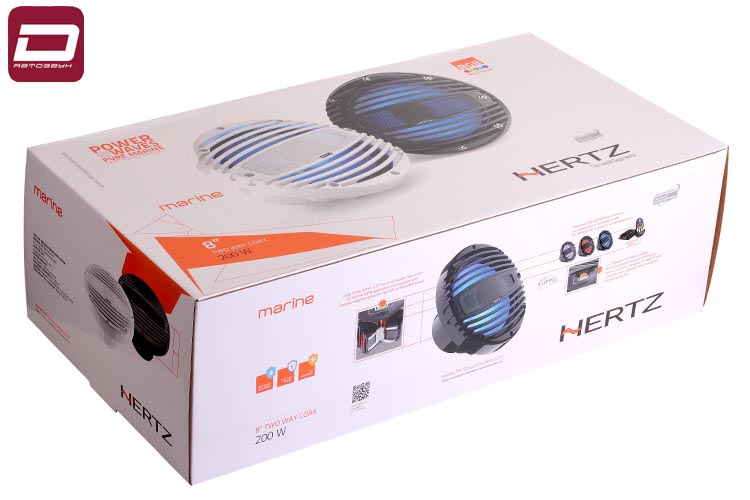 Hertz HMX 8-TW Marine Coax   2-х полосная коаксиальная акустика 20см (1)