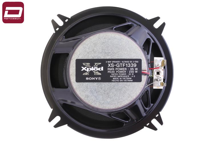 Sony XS- GTF1339    3-x полосная коаксиальная двухконусная  13 см (5,2 дюйма) (5)