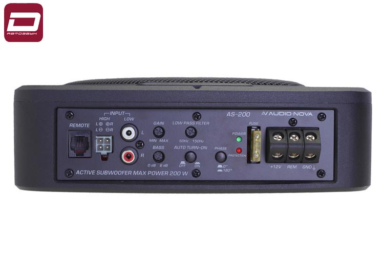 AUDIO NOVA AS-200  активный сабвуфер 8_ _ 200 mm в алюминиевом корпусе. (2)