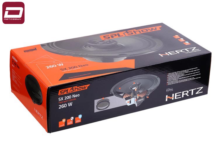 Hertz SX 200 Neо  3-полосная коаксиальная акустика 20 см