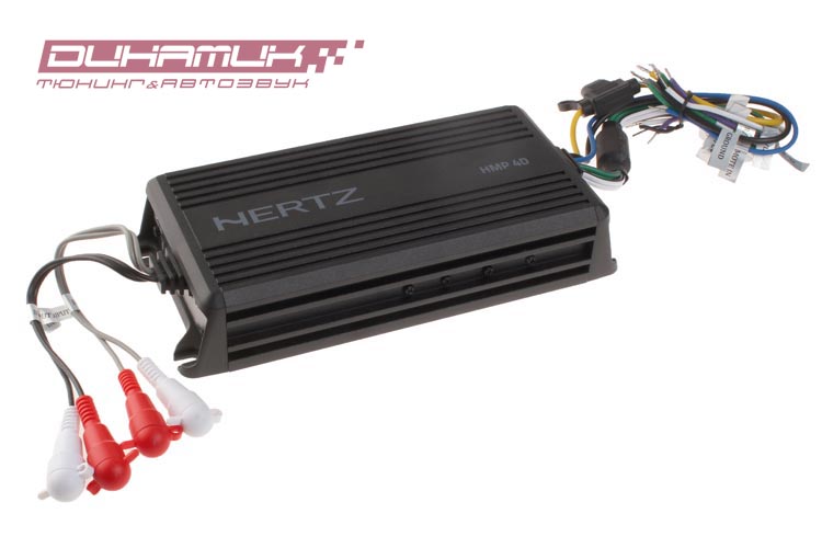 Hertz HMP 4D  4-х канальный усилитель, класс D, Мощность RMS (4 Ом, КГИ 1%), Вт _ 4 x 50 Мощность RM