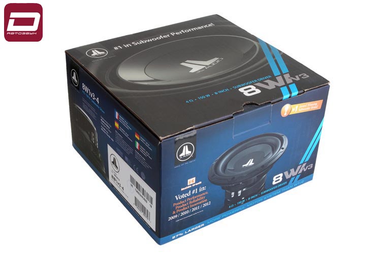 JL Audio 8W1v3-4   сабвуфер 20см for Box, мощность RMS_макс_ 125_250 Вт, 84,8 дБ, 4 Ом, Fs_Qts_Vas_ (3)
