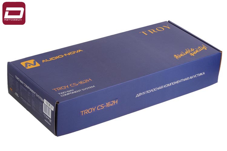 AUDIO NOVA TROY CS-162H  2-х полосная компонентная акустика 16,8см (6,5 ), комплект (1)