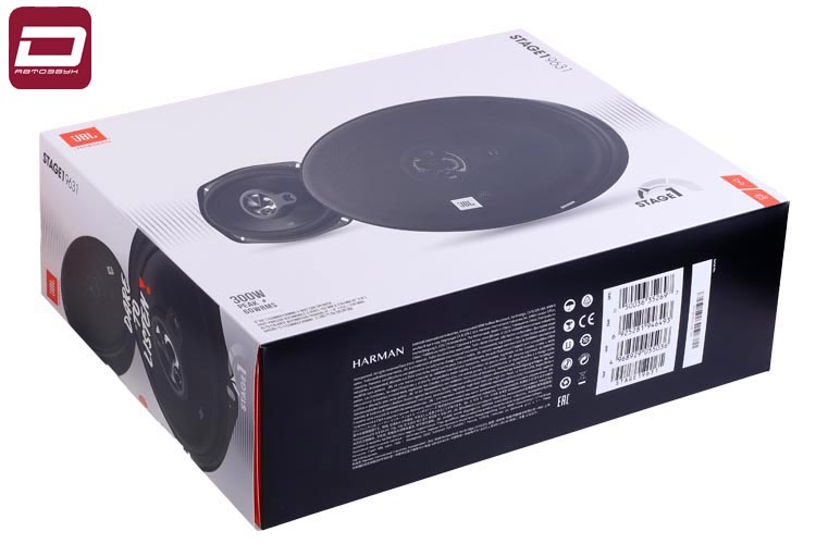 JBL STAGE1 9631   3-х полосная коаксиальная  акустика 6x9_, 4 Ом, 60_300 Вт, 50-21000 Гц, 89дБ. Мате (3)