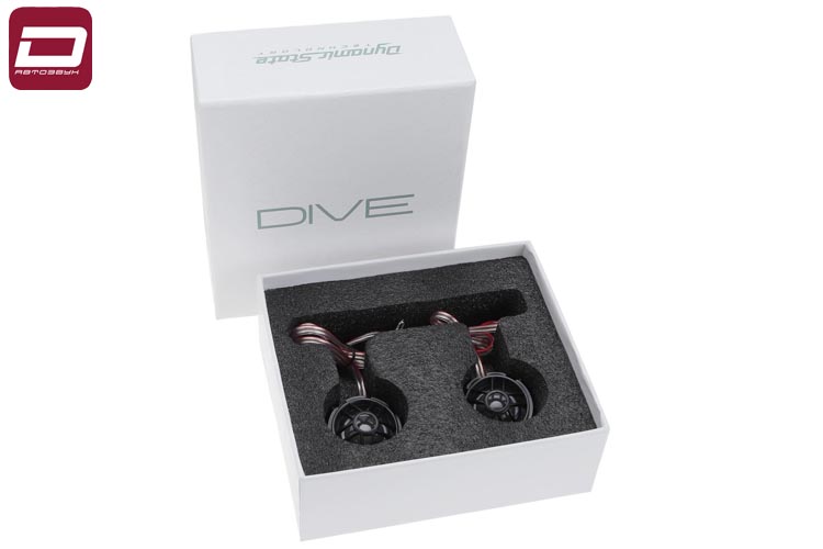 Dynamic State DIVE DMB-T30S  твитеры для штатных мест в автомобилях Mercedes Benz, (2)