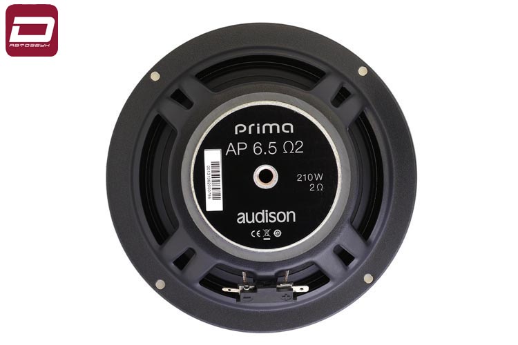 Audison Prima AP 6.5 мидбас 16,5см,пара, RMS_max_ 70_210 Вт, 2 Ом, 60-5000 Гц, 95 дБ, диффузор_ во (4)
