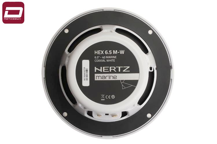 Hertz HEX 6,5 M-W MARINE  2-х полосная коаксиальная   влагозащищенная акустика 16,5см,  RMS_max_ 50_ (3)