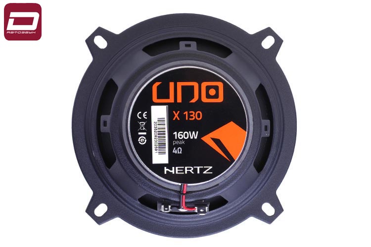 Hertz UNO X 130  2-полосная коаксиальная акустика 13см, 4 Ом, 40_160 Вт, 60-21000 Гц, 93дБ, материал (5)