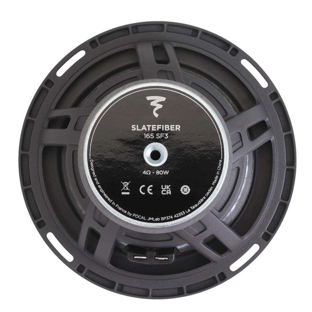 Focal Slatefiber 165 SF3 3-компонентная акустика 16,5 см мидбас вид сзади